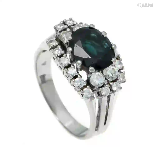 Sapphire-brilliant-ring WG 585/000