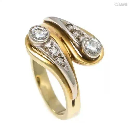 Diamond ring GG / WG 585/000 with