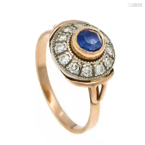 Russian gemstone diamond ring ring