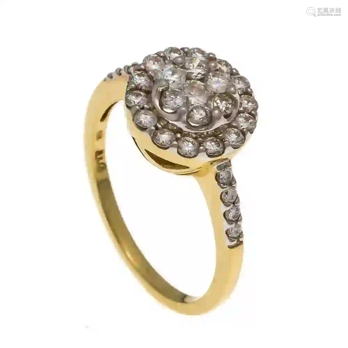 Diamond ring GG / WG 585/000 with