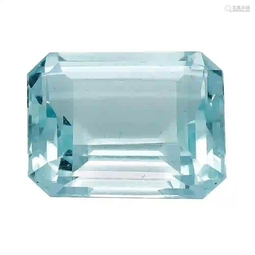 Aquamarine 20.04 ct, greenish blue