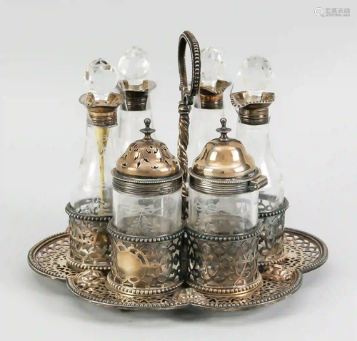 Cruet, England, 1874, maker's mark