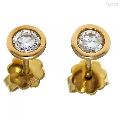 Diamond ear studs GG 585/000 with