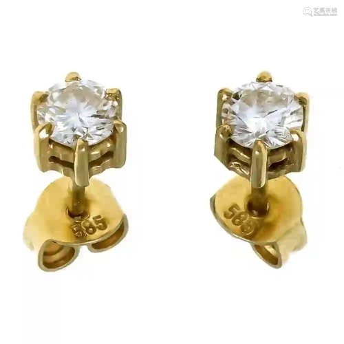 Diamond ear studs GG 585/000 with