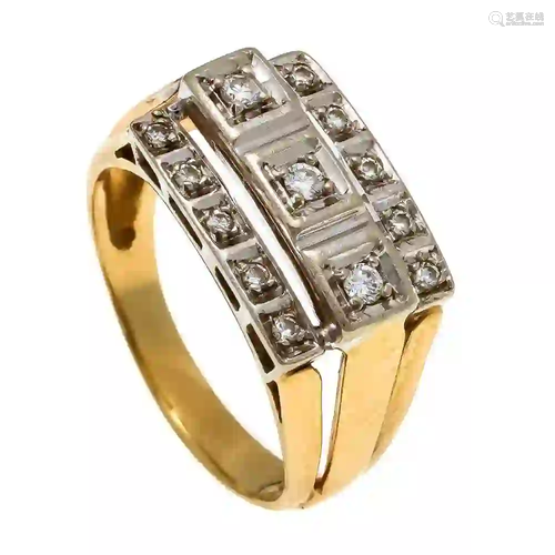 Diamond ring GG / WG 585/000 with