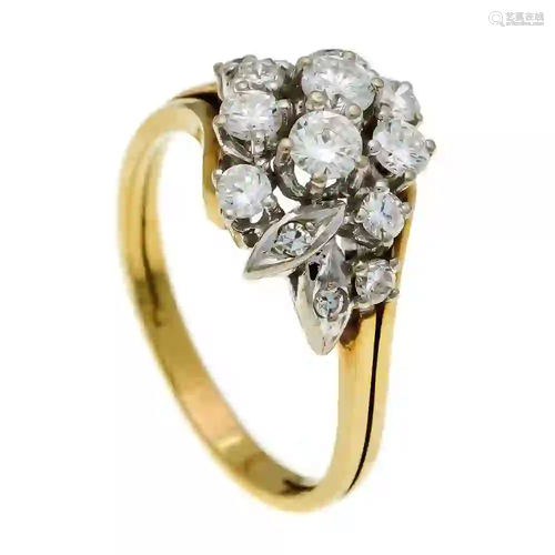 Diamond ring GG / WG 585/000 with