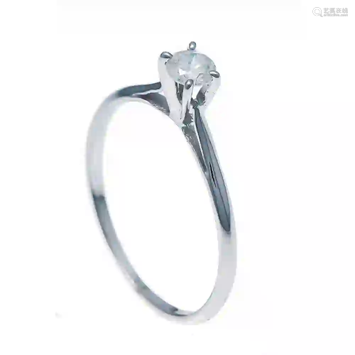 Diamond ring WG 585/000 with brill