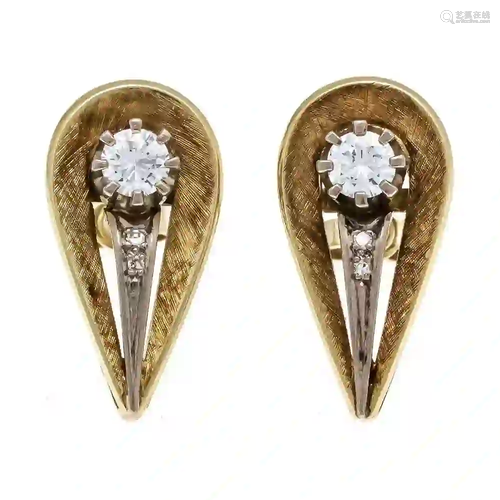 Diamond stud earrings GG / WG 585/