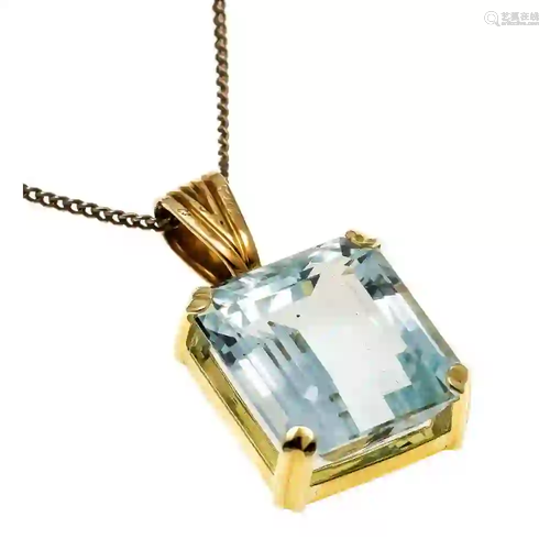 Aquamarine pendant GG 585/000 with