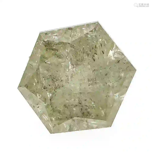 Diamond 2.98 ct tinted / opaque, h