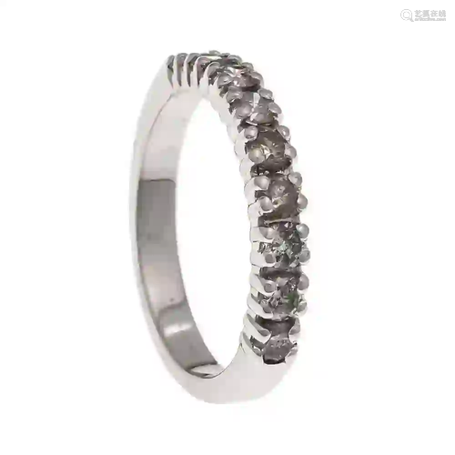 Diamond ring WG 585/000 with 9 bri