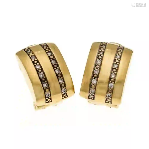 Diamond clip ear studs GG 585/000