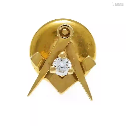 Masonic pin GG 585/000 with a diam