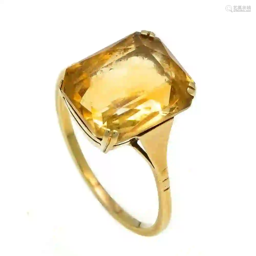 Citrine ring GG 585/000 around 193