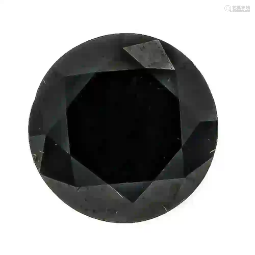 Black brilliant 1.29 ct, 6.78 - 6.