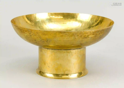 Foot bowl, early 20th century, bras