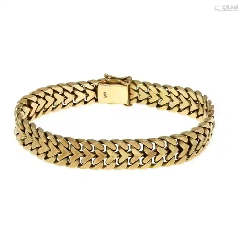 Link bracelet GG 585/000 box clasp