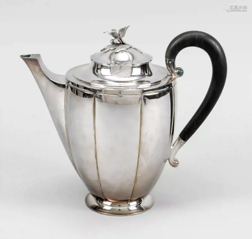 Coffee pot, German, c. 1900, maker'