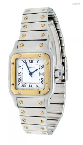 Cartier Santos, steel/gold, men's