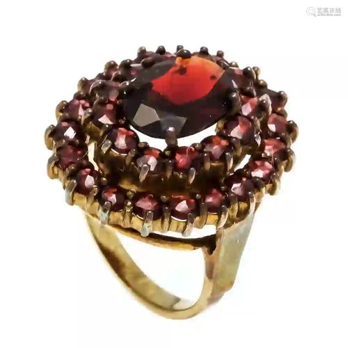 Garnet ring GG 333/000 with oval a