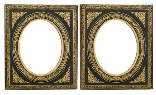 Pair of picture frames, 19th/20th c