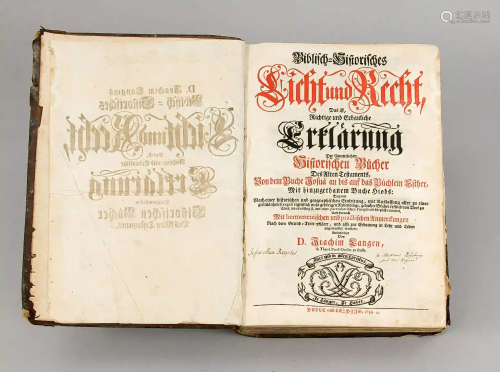 Langen, Joachim: Biblisch-Historisc