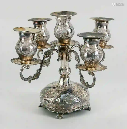 Five-flame candelabrum, 20th centu