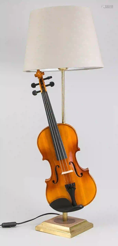 Violin lamp, Mariage of the 20th c.