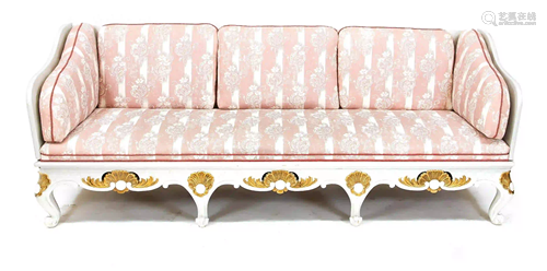 Large Gustavian style sofa/seat ben