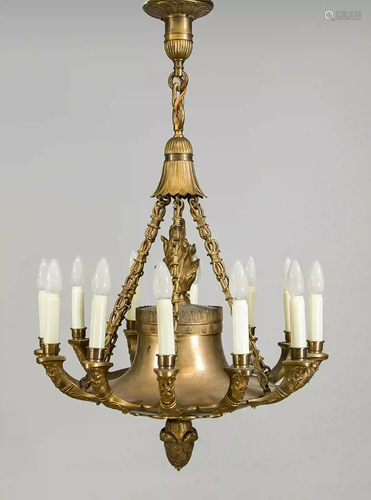 Empire style ceiling lamp, late 19t