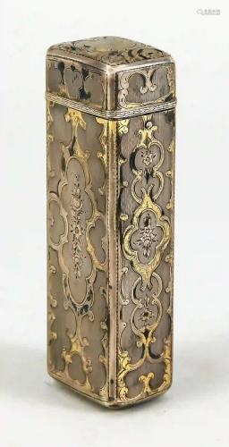 Rectangular lidded box, c. 1900, s