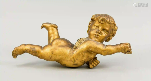 Baroque hovering angel/putto, 18th