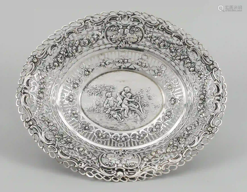 Oval breakthrough bowl, German, 20