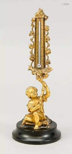 Figural thermometer, late 19th c. R