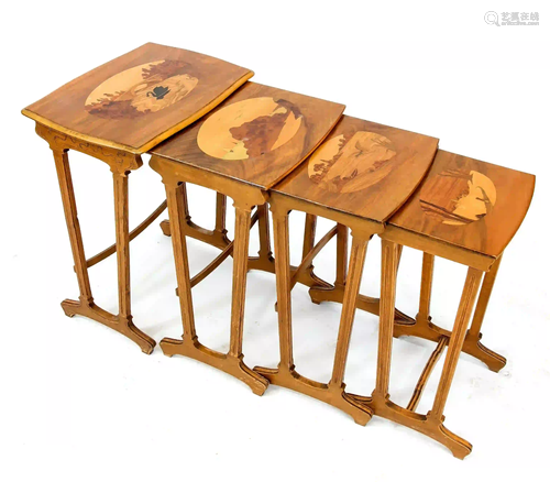 Set of Quartetto tables by GallÃ© ci