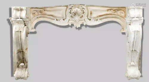 Large fireplace surround, late 19th