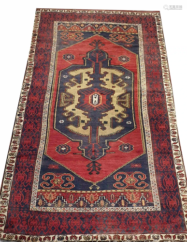 Silk carpet, 250 x 137 cm