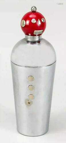 Cocktail shaker, 1st h. 20th c., cl