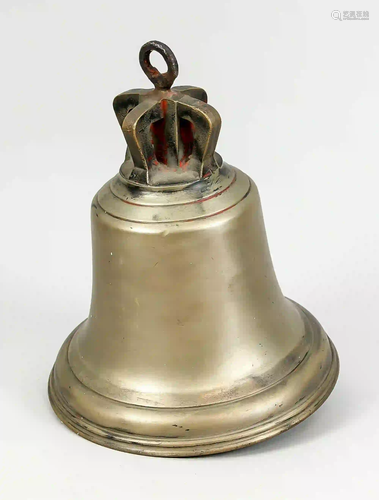 Large ship's bell, marked on the bo