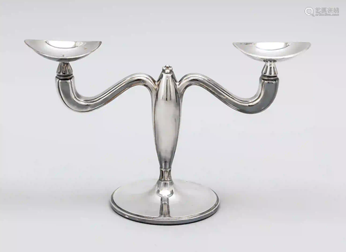 Two-flame candelabrum, German, 20t