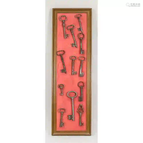 12 keys of the 18th century, iron (