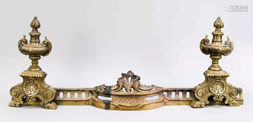 Pair of mantelpieces, late 19th cen