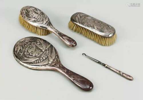 Four piece toilet set, England, 189