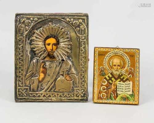 2 small icons, Eussia, 19th/20th c.