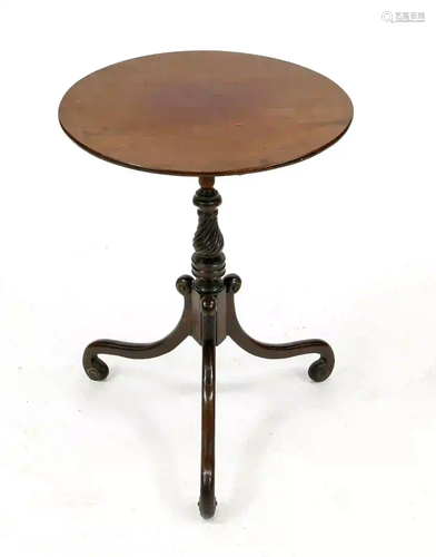 English side table, 19th c., solid