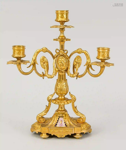 Armor candlestick, late 19th centur