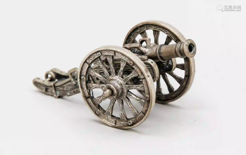 Miniature cannon, 20th century, sil