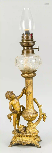 Petroleum lamp, late 19th century,