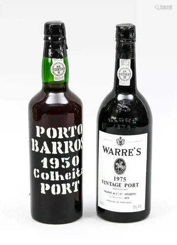 2 bottles of Port: 1 x Porto Barros