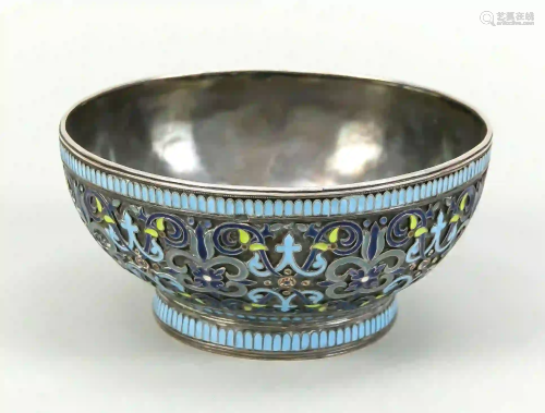 Round bowl, hallmarked Russia, c. 1
